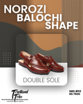 Norozi Balochi Shape Double Sole